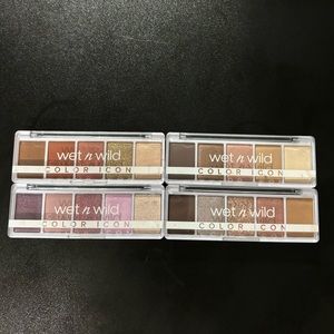 Wet n wild eye shadows color icons.